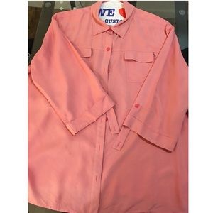 Jennifer Moore Women’s Pink 100% Silk Shirt